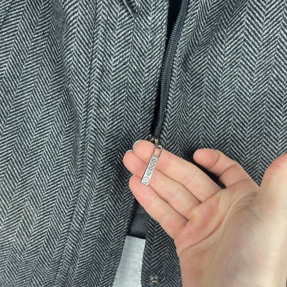 Coogi Coat Women XL Black Faux Fur Removable Hood Parka Jacket Anorak *READ* - Picture 15 of 16